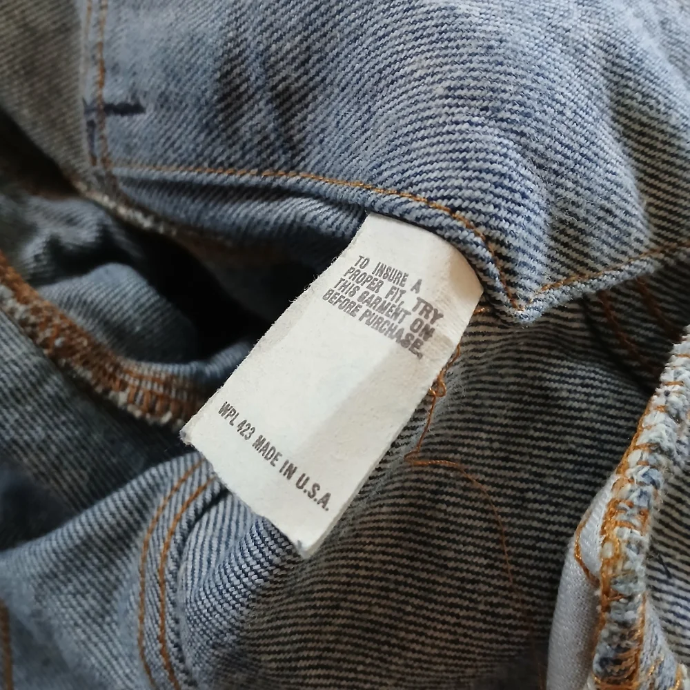 levis ♡ 80s denim trucker type 3 jacket vintage red tab removed retro 38long